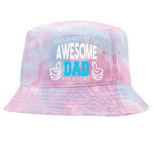 This Is What An Awesome Dad Looks Like Tie-Dyed Bucket Hat