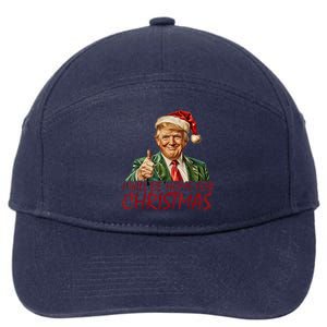 Trump I Will Be Home For Christmas 7-Panel Snapback Hat