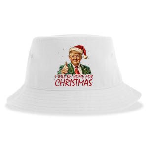 Trump I Will Be Home For Christmas Sustainable Bucket Hat