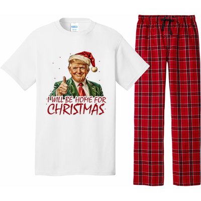 Trump I Will Be Home For Christmas Pajama Set