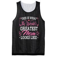 This is what the world's greatest mom looks like Mothers Day Mesh Reversible Basketball Jersey Tank