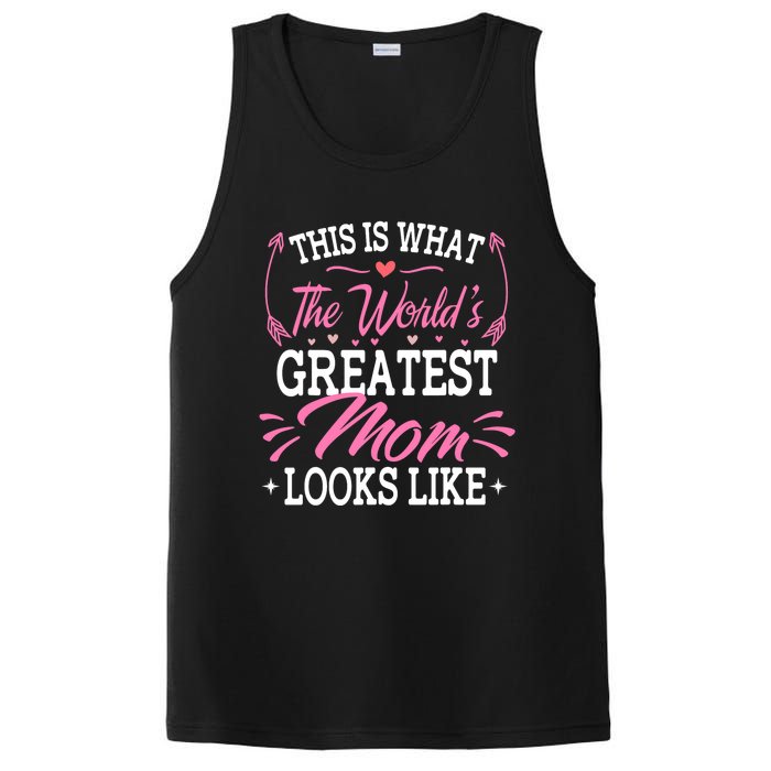 This is what the world's greatest mom looks like Mothers Day PosiCharge Competitor Tank