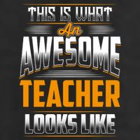 This Is What An Awesome Teacher Looks Like Cool Comfort Performance Bucket Hat