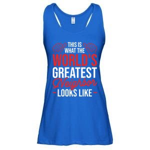 This Is What The WorldS Greatest Neighbor Looks Like Gift Ladies Essential Flowy Tank