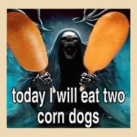 Today I Will Eat Two Corn Dogs Meme Silly Bag