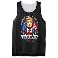 Trump Inaugurated With Greatness Inauguration Day 2025 Mesh Reversible Basketball Jersey Tank