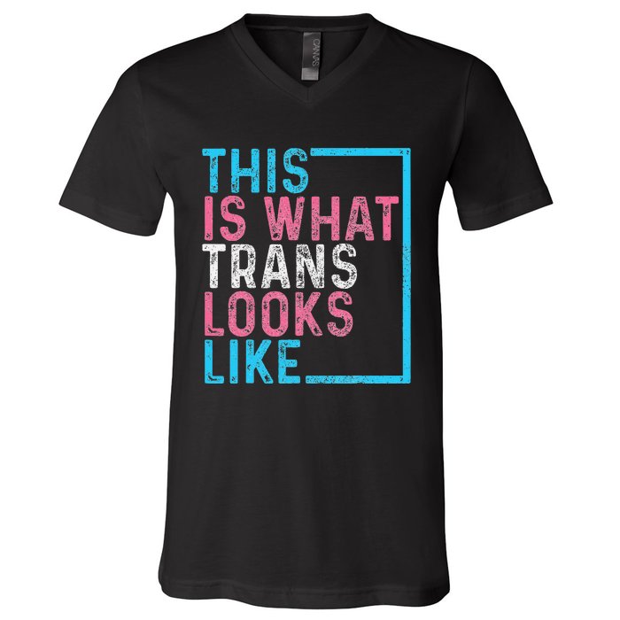 This Is What Looks Like V-Neck T-Shirt