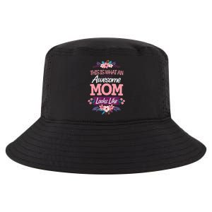 This Is What An Awesome Mom Looks Like On Mothers Day Cool Comfort Performance Bucket Hat