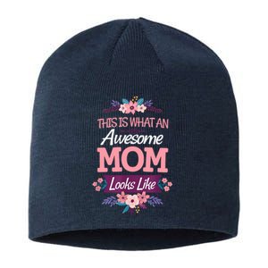 This Is What An Awesome Mom Looks Like On Mothers Day Sustainable Beanie