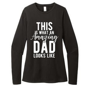 This Is What An Amazing Dad Looks Like Gift Womens CVC Long Sleeve Shirt