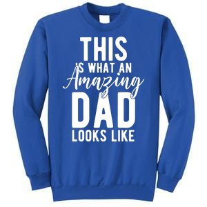 This Is What An Amazing Dad Looks Like Gift Sweatshirt