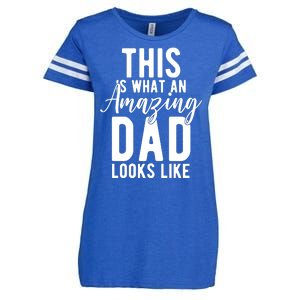 This Is What An Amazing Dad Looks Like Gift Enza Ladies Jersey Football T-Shirt