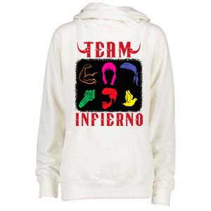 Team Infierno Wendy Guevara Funny Saying Womens Funnel Neck Pullover Hood