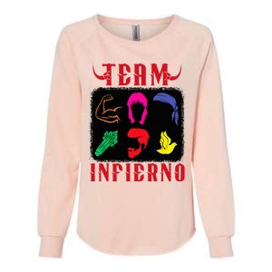 Team Infierno Wendy Guevara Funny Saying Womens California Wash Sweatshirt