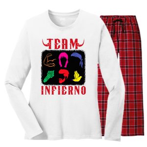 Team Infierno Wendy Guevara Funny Saying Women's Long Sleeve Flannel Pajama Set 