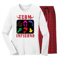 Team Infierno Wendy Guevara Funny Saying Women's Long Sleeve Flannel Pajama Set 