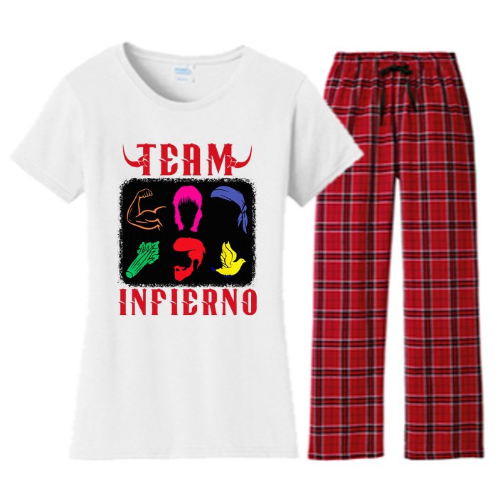 Team Infierno Wendy Guevara Funny Saying Women's Flannel Pajama Set