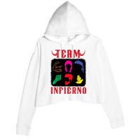 Team Infierno Wendy Guevara Funny Saying Crop Fleece Hoodie