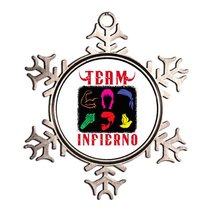 Team Infierno Wendy Guevara Funny Saying Metallic Star Ornament