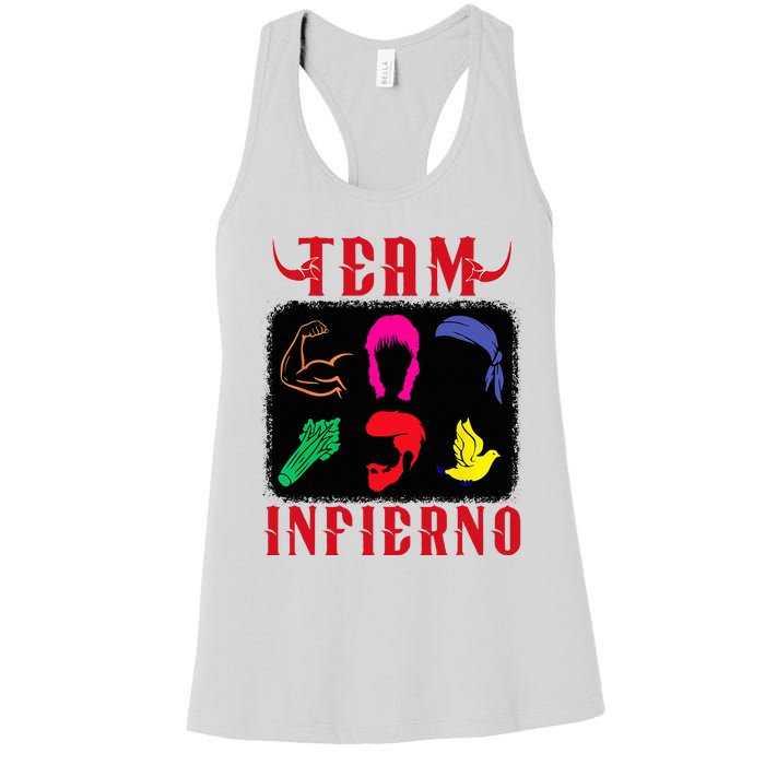 Team Infierno Wendy Guevara Funny Saying Women's Racerback Tank