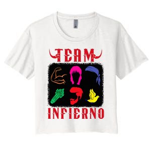 Team Infierno Wendy Guevara Funny Saying Women's Crop Top Tee