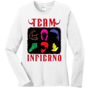 Team Infierno Wendy Guevara Funny Saying Ladies Long Sleeve Shirt