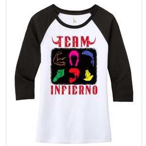 Team Infierno Wendy Guevara Funny Saying Women's Tri-Blend 3/4-Sleeve Raglan Shirt