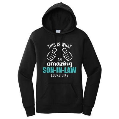 This Is What An Amazing Soninlaw Looks Like Women's Pullover Hoodie