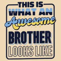 This Is What An Awesome Brother Looks Like, Awesome Brother Drawstring Bag