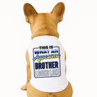 This Is What An Awesome Brother Looks Like, Awesome Brother Doggie Tank