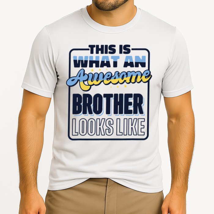 This Is What An Awesome Brother Looks Like, Awesome Brother Cooling Performance Crew T-Shirt