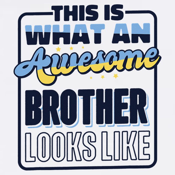 This Is What An Awesome Brother Looks Like, Awesome Brother Cooling Performance Crew T-Shirt