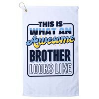 This Is What An Awesome Brother Looks Like, Awesome Brother Golf Towel
