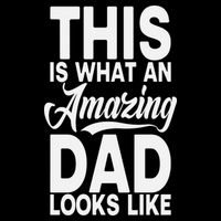 This Is What An Amazing Dad Looks Like Funny Fathers Day Cooling Performance Crew T-Shirt