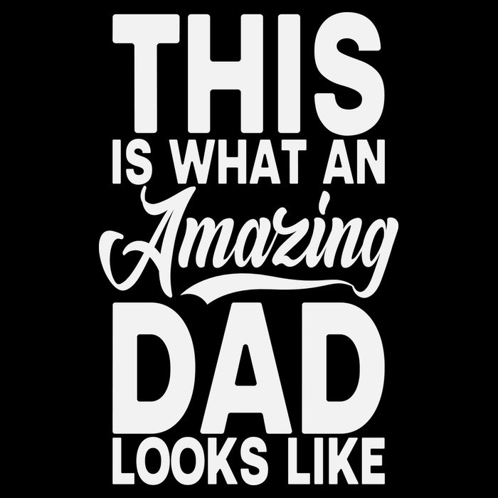 This Is What An Amazing Dad Looks Like Funny Fathers Day Cooling Performance Crew T-Shirt