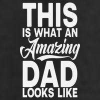 This Is What An Amazing Dad Looks Like Funny Fathers Day Golf Towel
