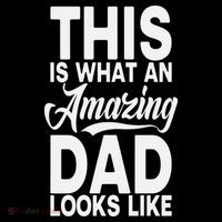 This Is What An Amazing Dad Looks Like Funny Fathers Day Womens T-Shirt