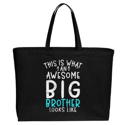 This Is What An Awesome Big Brother Looks Like Big Brother Cotton Canvas Jumbo Tote