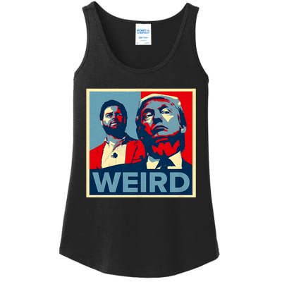 Trump Is Weird Trump Is Weirdo Ladies Essential Tank