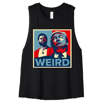 Trump Is Weird Trump Is Weirdo Women's Racerback Cropped Tank