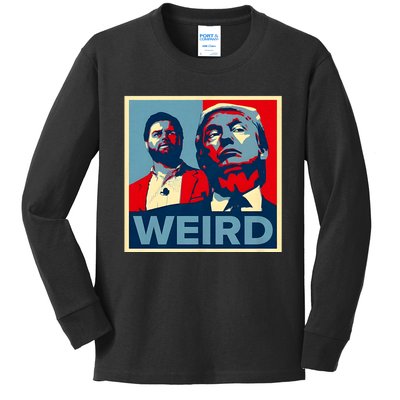 Trump Is Weird Trump Is Weirdo Kids Long Sleeve Shirt