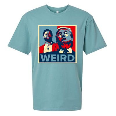 Trump Is Weird Trump Is Weirdo Sueded Cloud Jersey T-Shirt