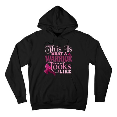 This Is What A Warrior Looks Like Breast Cancer Warrior Hoodie