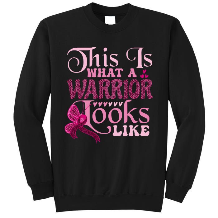 This Is What A Warrior Looks Like Breast Cancer Warrior Sweatshirt