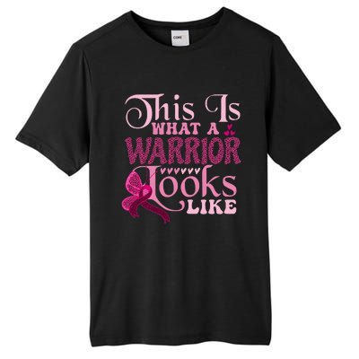 This Is What A Warrior Looks Like Breast Cancer Warrior Tall Fusion ChromaSoft Performance T-Shirt