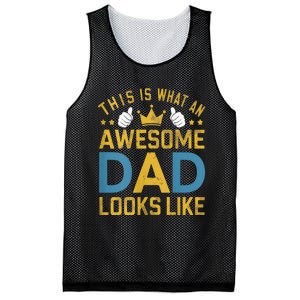 This Is What An Awesome Dad Looks Like Mesh Reversible Basketball Jersey Tank