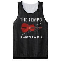 Tempo Is What I Say It Is Jazz Contrabass Double Bass Mesh Reversible Basketball Jersey Tank