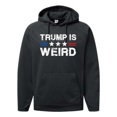 Trump Is Weird Performance Fleece Hoodie