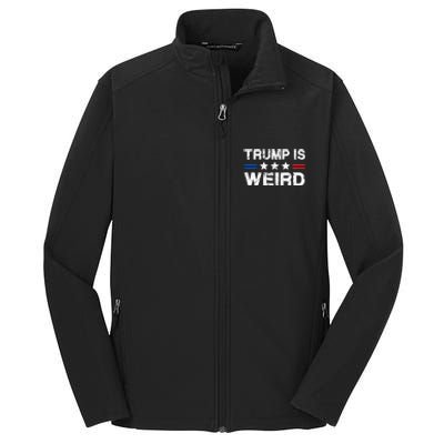 Trump Is Weird Core Soft Shell Jacket