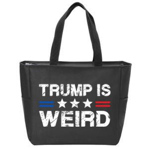 Trump Is Weird Zip Tote Bag